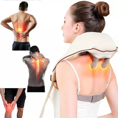 SpaRelax Shiatsu - Massajador de Pescoço e Ombros com Calor